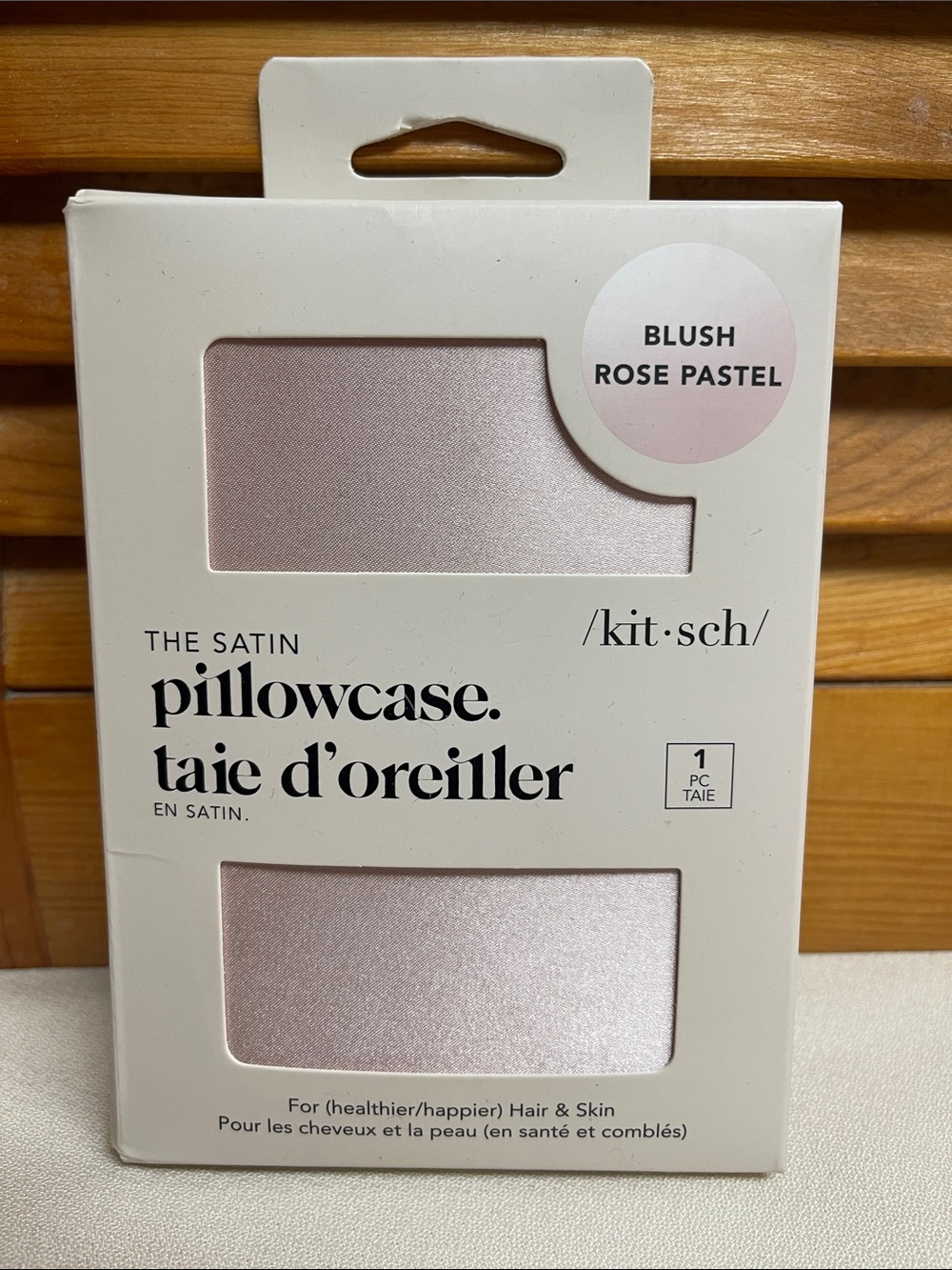 Kitsch Satin Pillowcase - Blush Rose